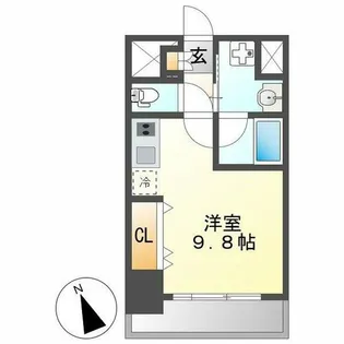 スカイコート松原【705号室】の間取り