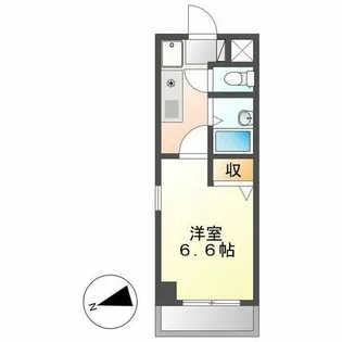 KATE’S HOUSE【203号室】の間取り