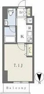 カレント今池【13階】の間取り
