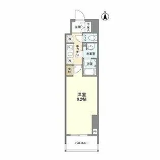 エルスタンザ徳川【11階】の間取り