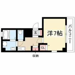 エクセルシオール千代田【3階】の間取り