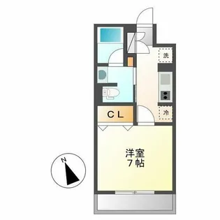 フレールコート東別院【6階】の間取り
