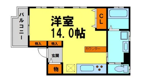 ソフィエルIV【101号室】の間取り