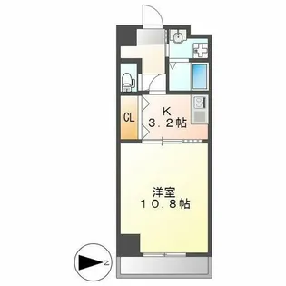 音羽壱番館SAKAE【6階】の間取り