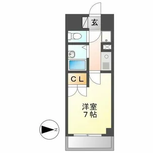 エトアール金山【405号室】の間取り