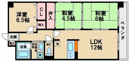 アネックス【4階】の間取り