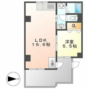 リムロックハウス覚王山【3A号室】の間取り