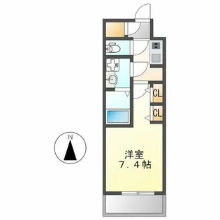 VILLA・SERENO桜山【204号室】の間取り