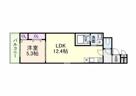 フジパレス西宮北口テラス【2階】の間取り