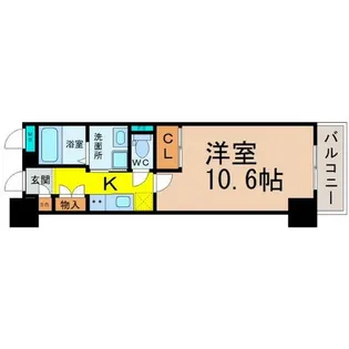 レジデンス上前津スクエア【4階】の間取り