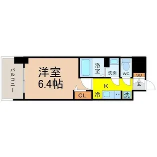 アステリ鶴舞トゥリア【9階】の間取り