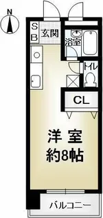 ジオコート桂【301号室】の間取り