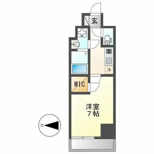 エスリード金山エクセア【6階】の間取り
