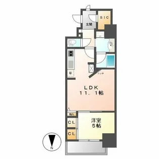 ダイワシティー大須【501号室】の間取り