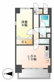 ハピネス【2階】の間取り