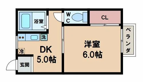 光洋マンション【2階】の間取り