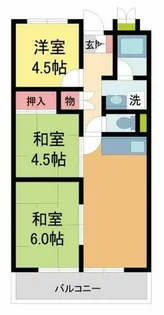 エム苦楽園【303号室】の間取り