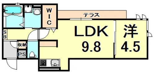 STORCH BURG【1階】の間取り
