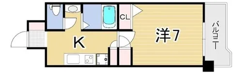 エル・セレーノ武庫川【2階】の間取り