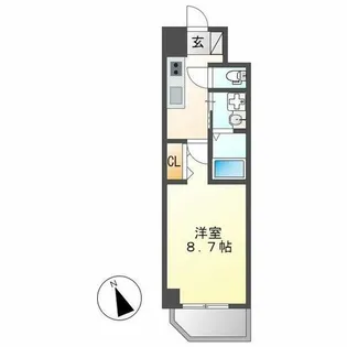 セントフィオーレ新栄【2階】の間取り