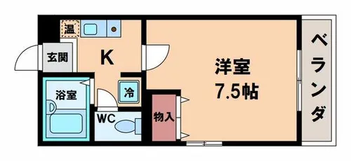 グレイス阪南Ⅰ【3階】の間取り