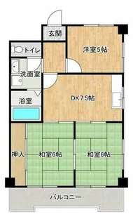 サンシティ88【3階】の間取り