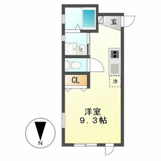 レガーロ名駅uno【1階】の間取り