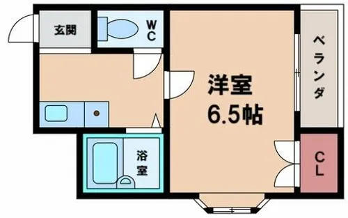 長居ロイヤルマンション【2階】の間取り