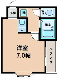 CABIN ABIKO WEST【4階】の間取り