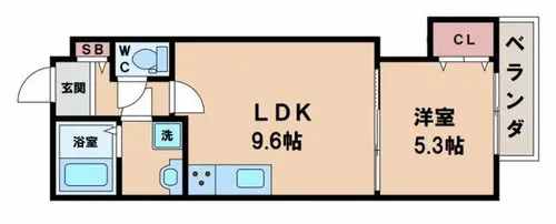 ラモーナ照ヶ丘Ⅱ【2階】の間取り