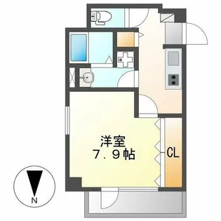 マイステージ大久手【4階】の間取り