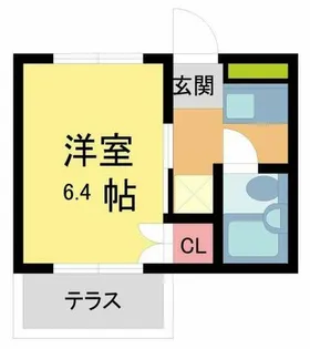 ディア甲子園【202号室】の間取り