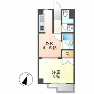 bespoke鶴舞【3C号室】の間取り