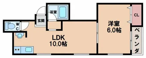 グリーンパーク山坂【5階】の間取り