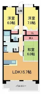 セルヴィオ5番館【11階】の間取り
