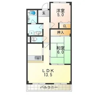 エクセレンス【3階】の間取り