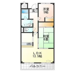 エクセレンス【3階】の間取り
