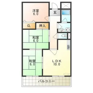 エクセレンス【3階】の間取り