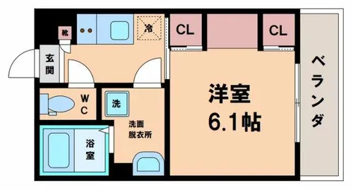 エメラルドパークレジデンス【3階】の間取り