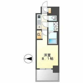 エスリード新栄マルス【2階】の間取り