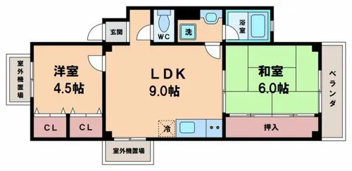 マンション壬生【2階】の間取り