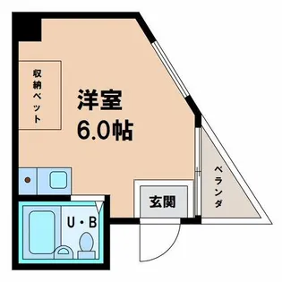 ニューパレス文の里【1階】の間取り