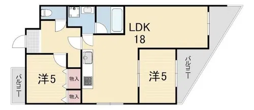 ビバリーハウス青谷弐番館【3階】の間取り