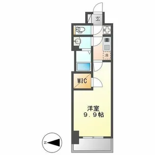 プレサンス丸の内リラティ【8階】の間取り