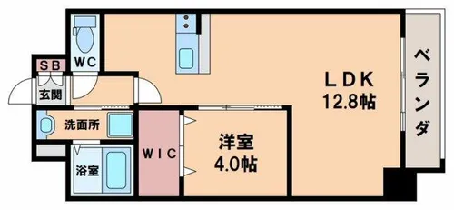 Cherry Blossom 五条通【12階】の間取り