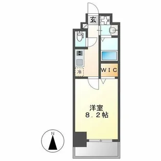 リラ出来町【702号室】の間取り