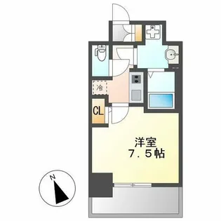 エスリード新栄テセラ【3階】の間取り