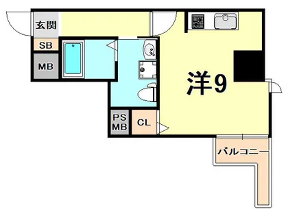 SOLCEREJEIRA西宮【8階】の間取り