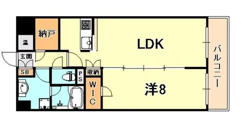サニープレイス西芦屋 2号館【9階】の間取り