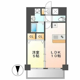 プレサンス丸の内レジデンスⅢ【2階】の間取り